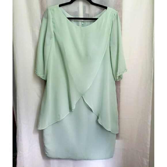 TS Couture Mother of the Bride Event Chest Pad Womens Dress See Measurements - Picture 1 of 14